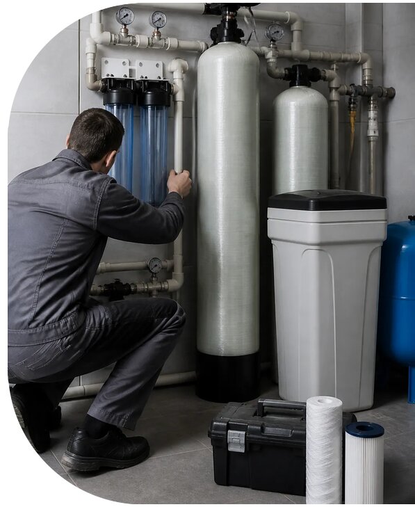 Обслуживание системы водоочистки в Липецке от 5197 р. | АПаруса-Лпц